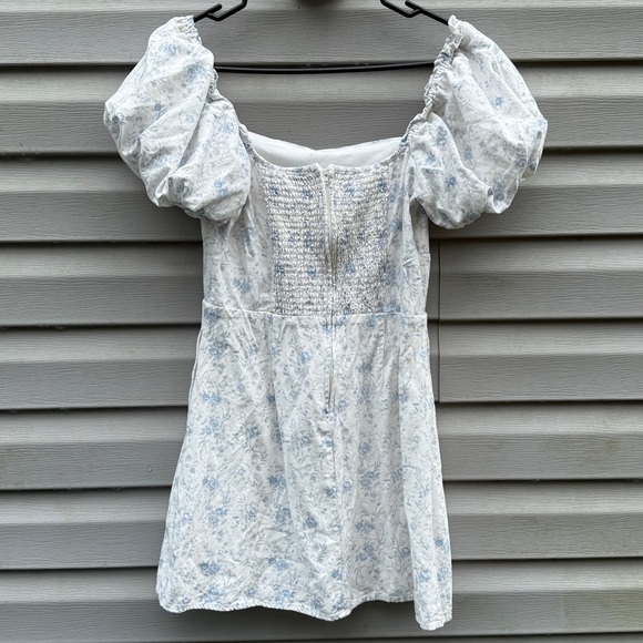 Francesca’s | Linen Blend Mini Dress size Medium - Picture 4 of 5